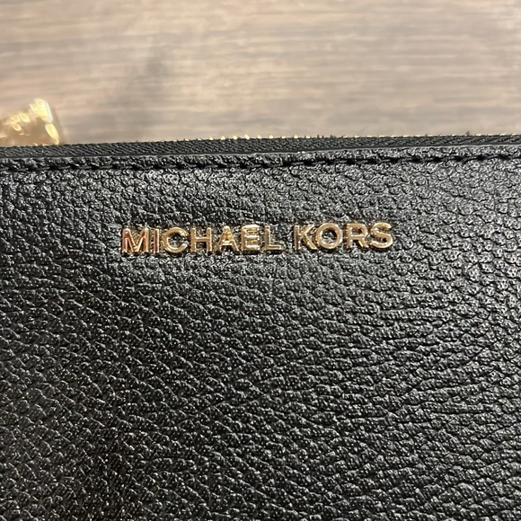 Michael Kors Black Textured Wristlet - Picture 2 of 5